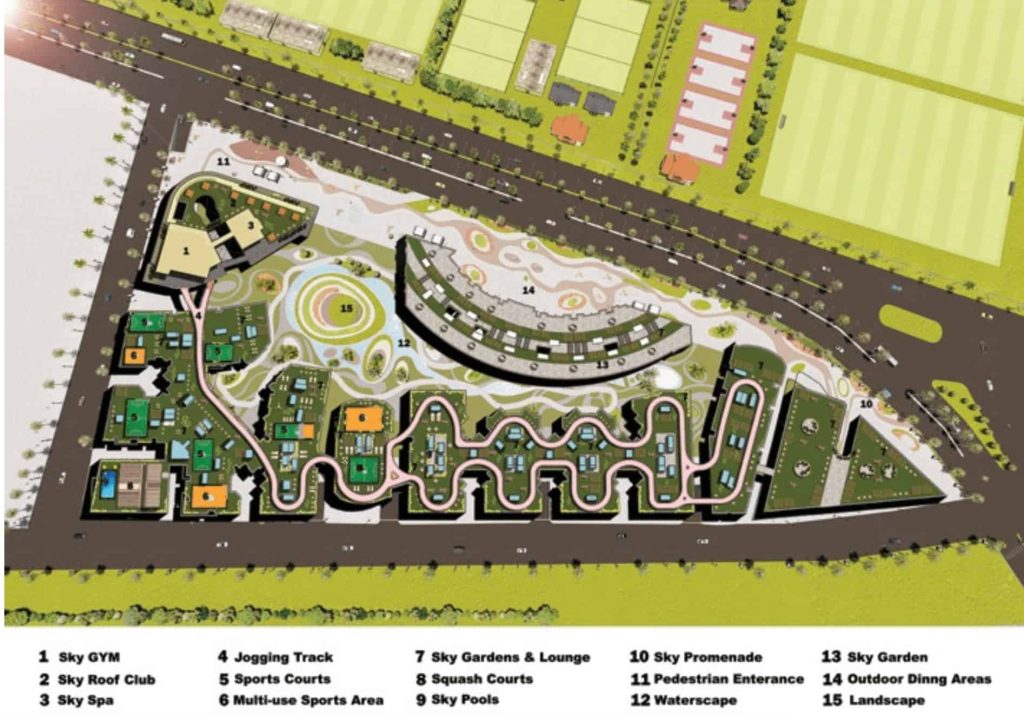 skyline Compound master paln