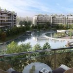 إطلالة الشقق بكمبوند ليك فرونت (1)